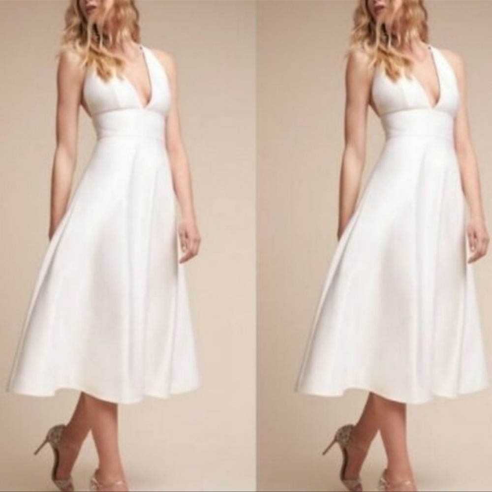 BHLDN SHELBY DRESS Ivory NWT